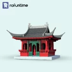 Drunk Weng Pavilion Mortise and Tenon Building Blocks|Rofuntime- Product Display Image
