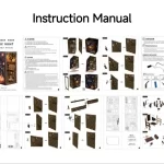 Magic Night DIY Book Nook Kit comes with a clear, colorful instruction manual