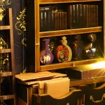 Detective Agency DIY Book Nook Kit|Rofuntime-Close-up of the wall decorations