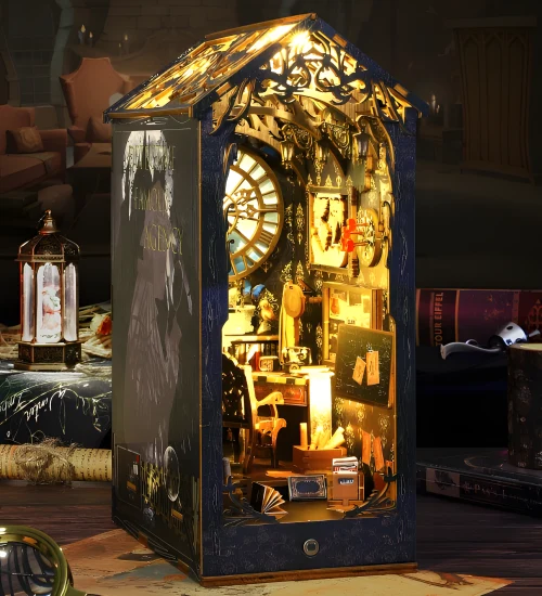 Detective Agency DIY Book Nook Kit|Rofuntime-Product Display