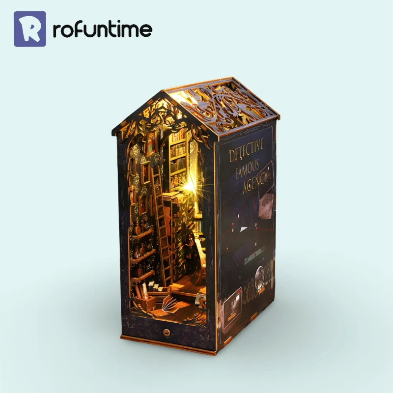Detective Agency DIY Book Nook Kit|Rofuntime-Product Display Image