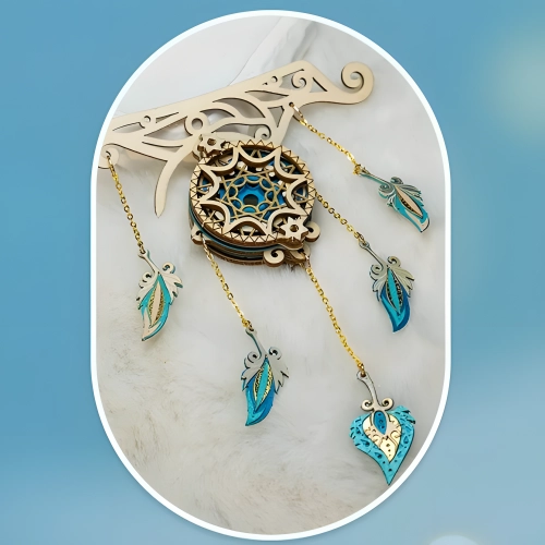 Dreamcatcher Flyship 3D Wooden Puzzle|Rofuntime- Sky Realm Dreamcatcher details