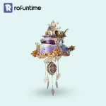 Dreamcatcher Flyship 3D Wooden Puzzle|Rofuntime-Front View Display.