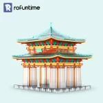 Hu Xuan Hall Mortise and Tenon Building|Rofuntime-Raised- A stunning mortise-and-tenon model display