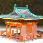 Dunhuang·Shen Sha Pavilion Mortise and Tenon Building |Rofuntime-Product Back Display