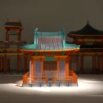 Dunhuang·Shen Sha Pavilion Mortise and Tenon Building |Rofuntime-Lighting Display