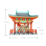 Dunhuang·Shen Sha Pavilion Mortise and Tenon Building |Rofuntime- Product size