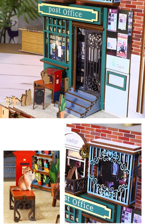 Island Holiday DIY Book Nook Kit|Rofuntime-Product detail close-up display