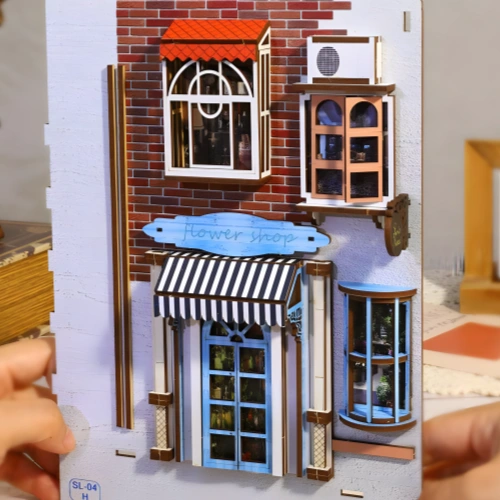 Island Holiday DIY Book Nook Kit|Rofuntime-Product detail close-up display