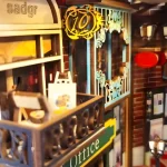 Island Holiday DIY Book Nook Kit|Rofuntime-Balcony close-up