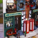 Island Holiday DIY Book Nook Kit|Rofuntime-miniature post office scene