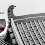 Journey to the West · Wukong Temple Mortise and Tenon Building|Rofuntime-Close - up of the chiwei (tail of the eaves) on the roof