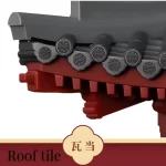 Luoyang · Si Fang Guan Mortise and Tenon Building|Rofuntime-Close - up of the roof tiles
