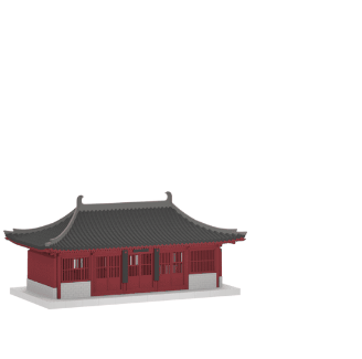 Luoyang · Si Fang Guan Mortise and Tenon Building|Rofuntime-Structural Animation