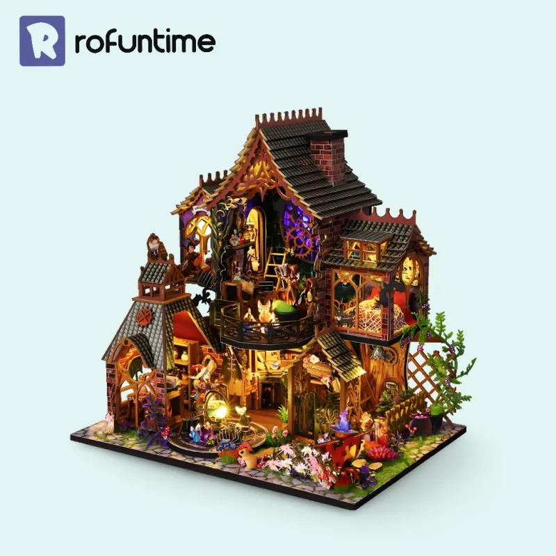Magic Spirit Cottage DIY Miniature House|Rofuntime- Product Display Image