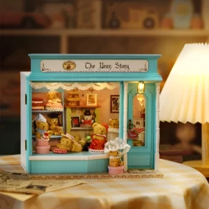 The Bear Story DIY Miniature Dollhouse Kit |Rofuntime- Product detail images