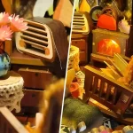 Twilight Cottage DIY Book Nook Kit|Rofuntime- Product Detail Display