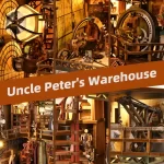 Uncle Peter's Warehouse DIY Book Nook Kit |Rofuntime- Product Detail Showcase