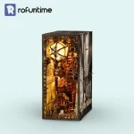 Uncle Peter's Warehouse DIY Book Nook Kit |Rofuntime- Product Front View Display