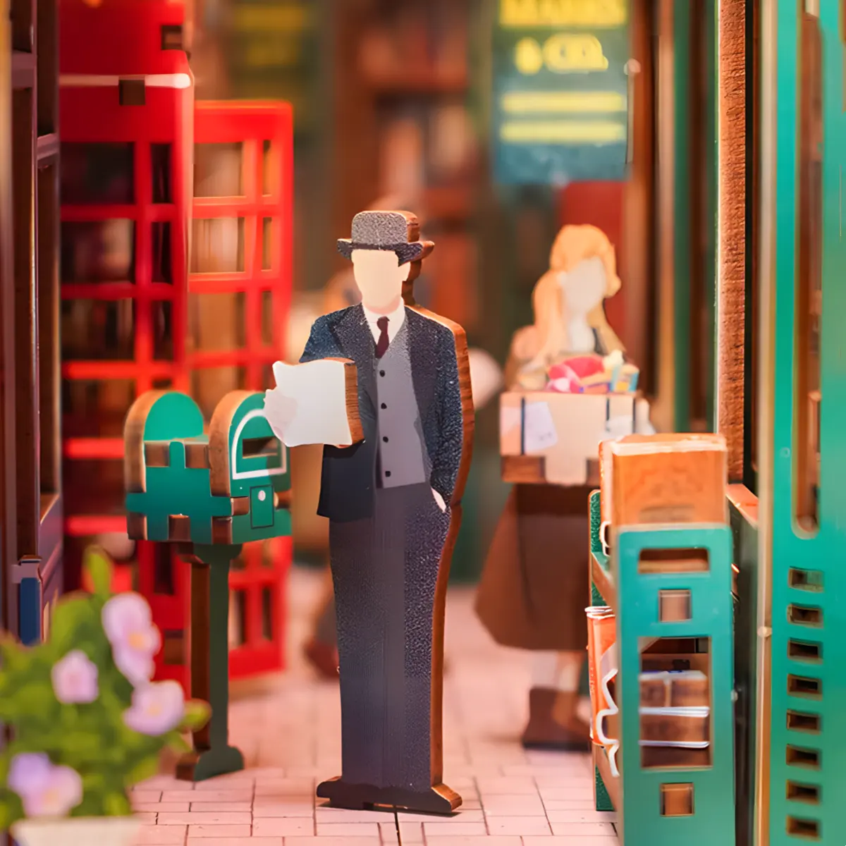 84 Charing Cross Street DIY Book Nook Kit | Rofuntime-A Story of Friendship and Letters