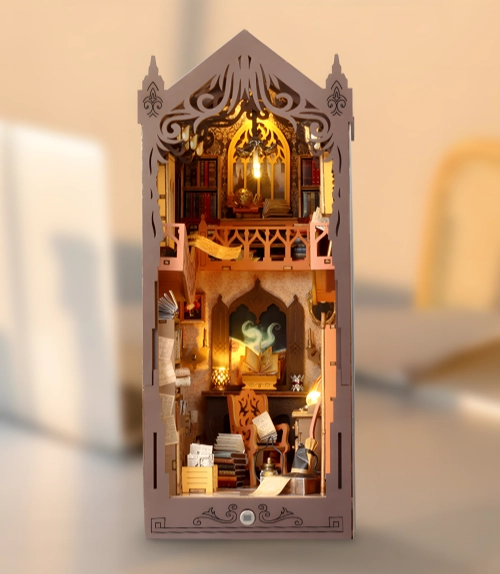 Magic Library DIY Book Nook Kit|Rofuntime- Detailed Display Images