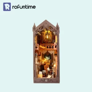 Magic Library DIY Book Nook Kit|Rofuntime- Product Front View Display