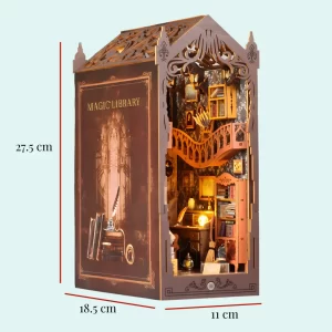 Magic Library DIY Book Nook Kit|Rofuntime- product size