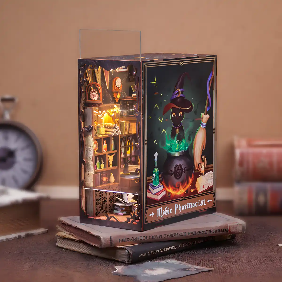 Magic Pharmacist DIY Book Nook Kit | Rofuntime