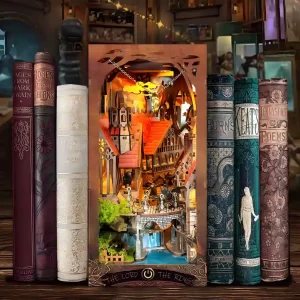 Spirit Valley of the Magic Ring DIY Book Nook Kit | Rofuntime -Bookshelf Display