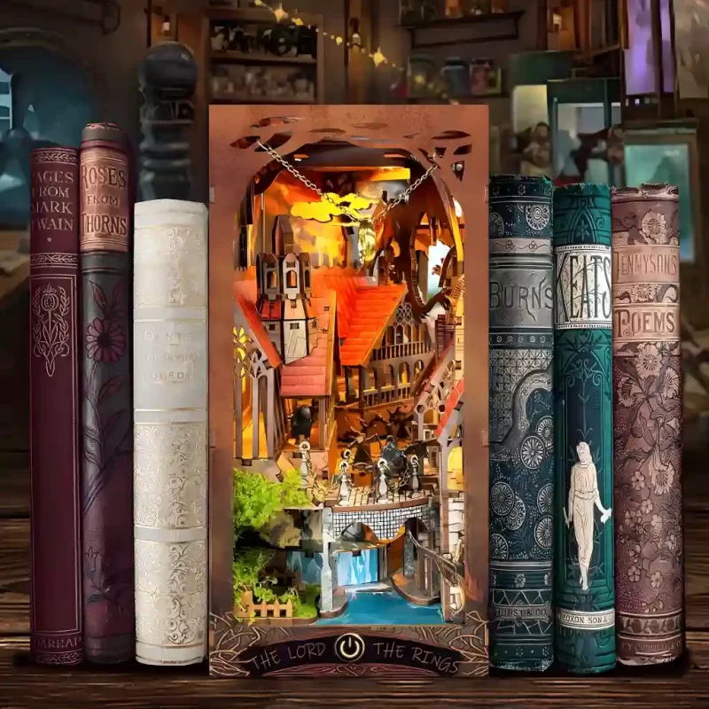 Spirit Valley of the Magic Ring DIY Book Nook Kit | Rofuntime -Bookshelf Display