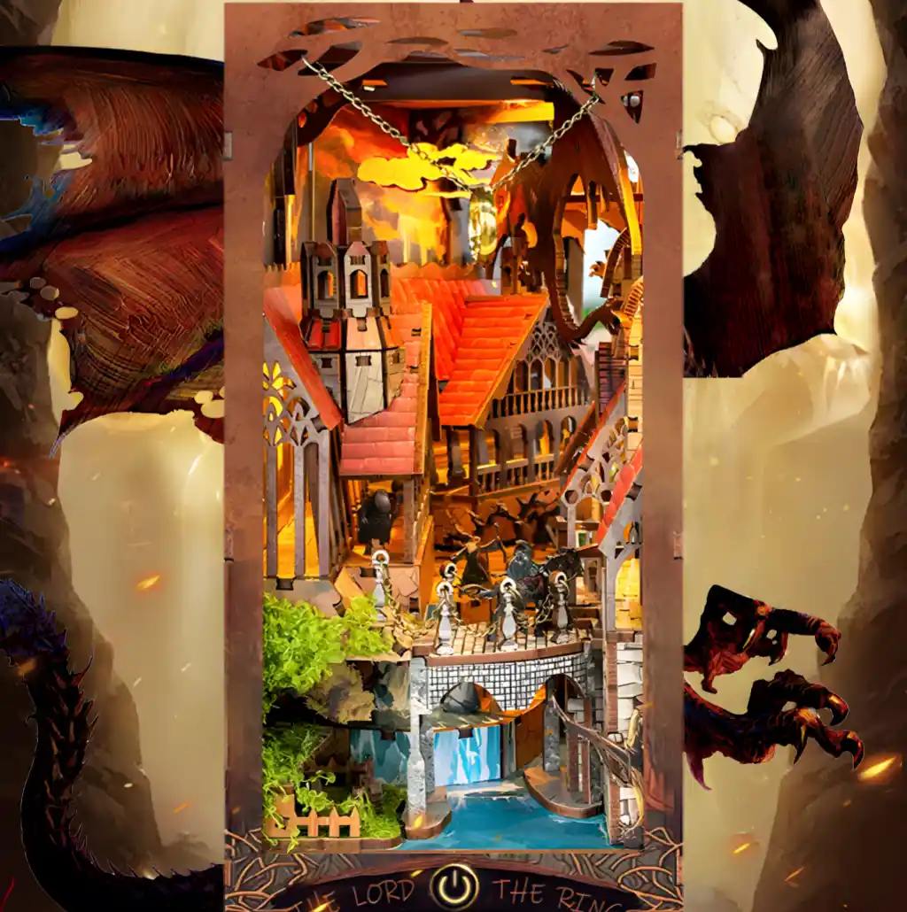 Spirit Valley of the Magic Ring DIY Book Nook Kit | Rofuntime