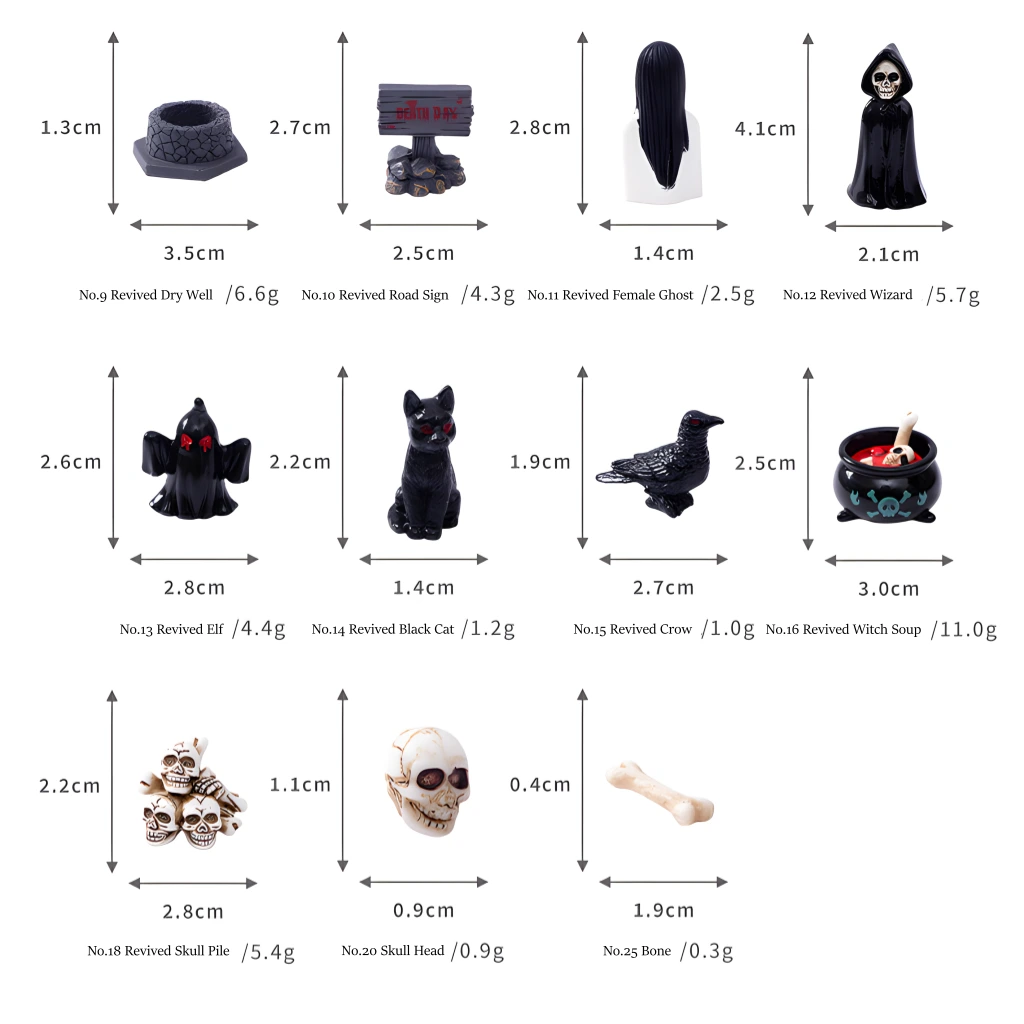Halloween Figurines DIY Miniatures | Rofuntime