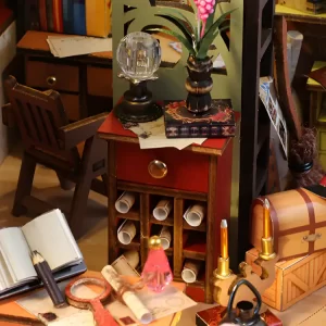 The Book House DIY Miniature House | Rofuntime-details