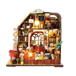 The Book House DIY Miniature House | Rofuntime