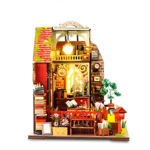The Book House DIY Miniature House | Rofuntime