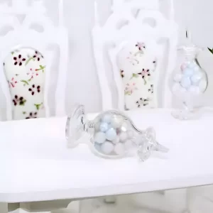 Mini Candy Jar, dollhouse candy jar, miniature food accessory, tiny candy container.