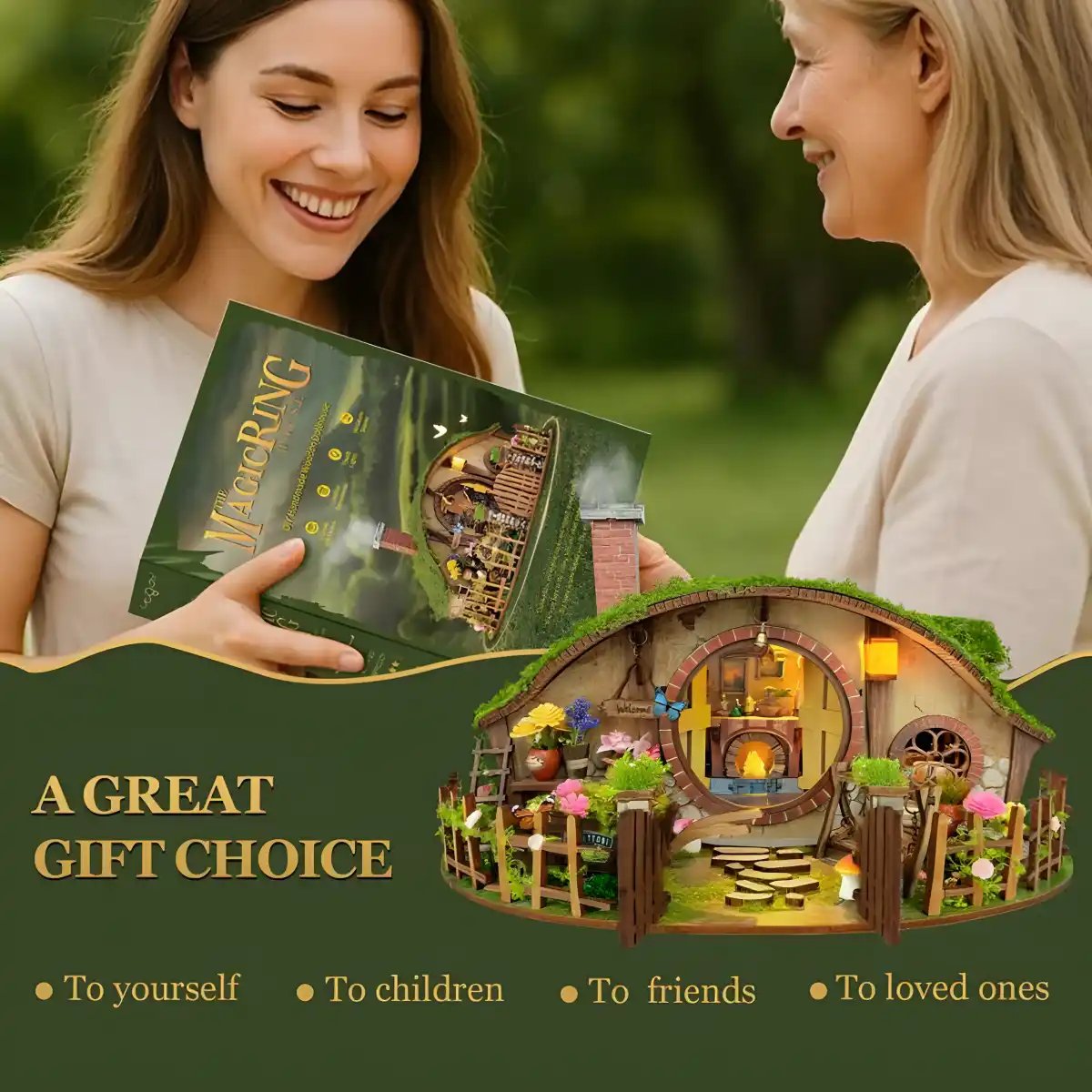 The Magic Ring House, DIY crafting kit, perfect unique gift for adults and children.