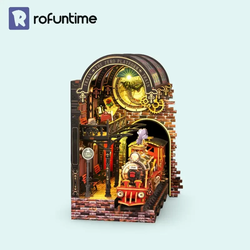 Rofuntime Zero Platform DIY book nook kit full display.