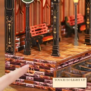 Touch switch to light up the Zero Platform book nook.