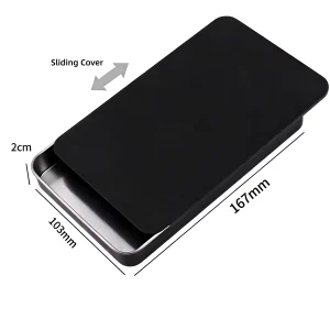 Magnetic painting stand storage case dimensions 167mm x 103mm x 20mm for model kits hobbyists.