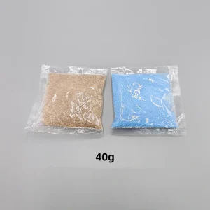 Seaside miniature transformation pack featuring natural brown and blue decorative craft sand