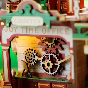 Moving gear wooden puzzle counter interior from Rofuntime 3D Wooden Puzzle collection.
