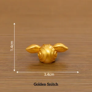 magic miniature props winged golden snitch accessory for miniature fantasy scene setups