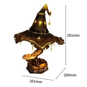 Brighten Glow 3D Wooden Puzzle dimensions displaying height and base size